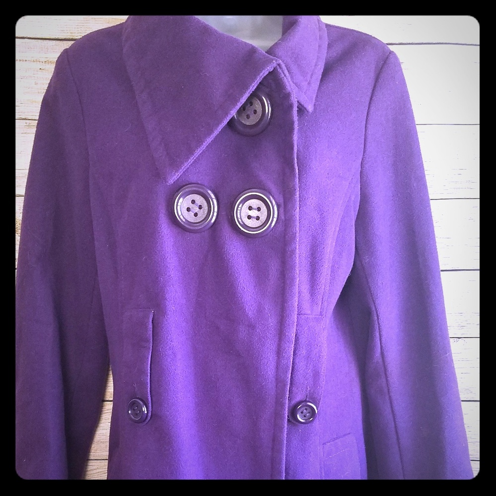 💜💜Purple Pea Coat💜💜